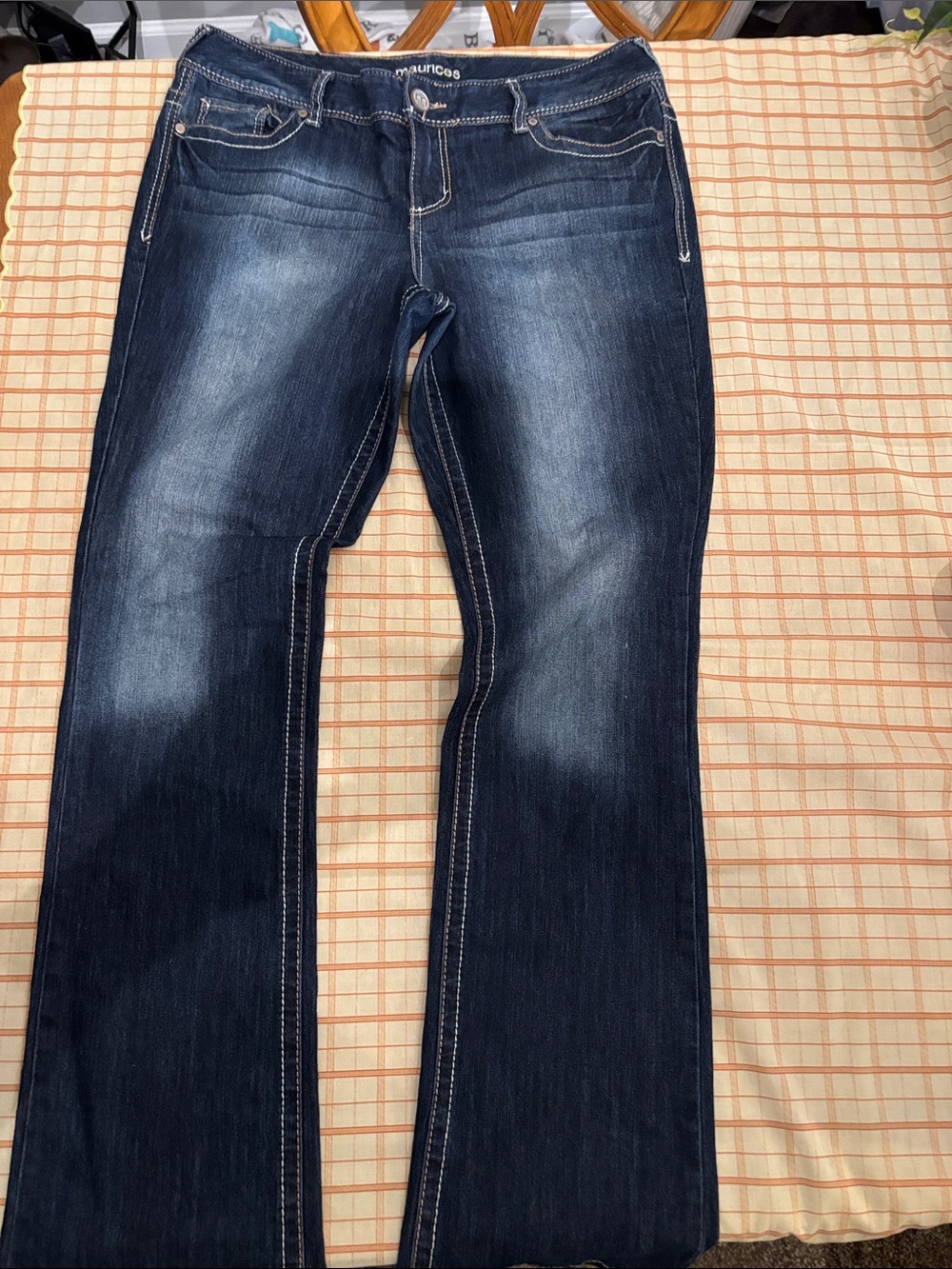 Maurices Dark Blue Boot Cut Jeans